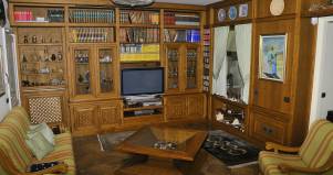 Libreria boiserie design in legno